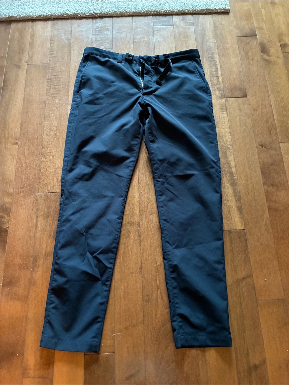 Muji Men's lightweight Navy Casual Pants - Comfortable Everyday Wear